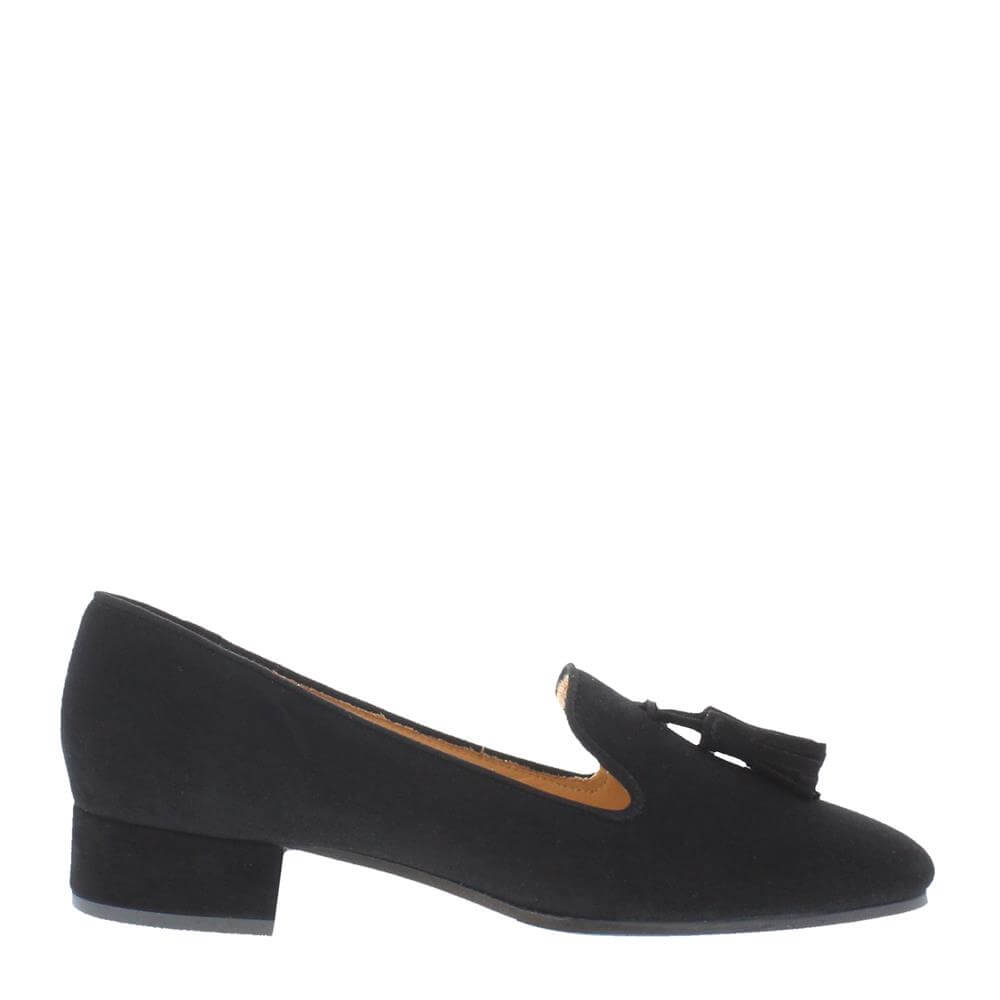 Carl Scarpa House Collection Fiadh Black Suede Loafers